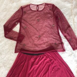 Joe Boxer top and skirt